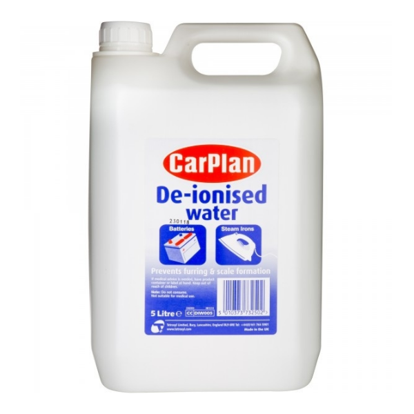 CARPLAN DE-IONISED WATER 5L